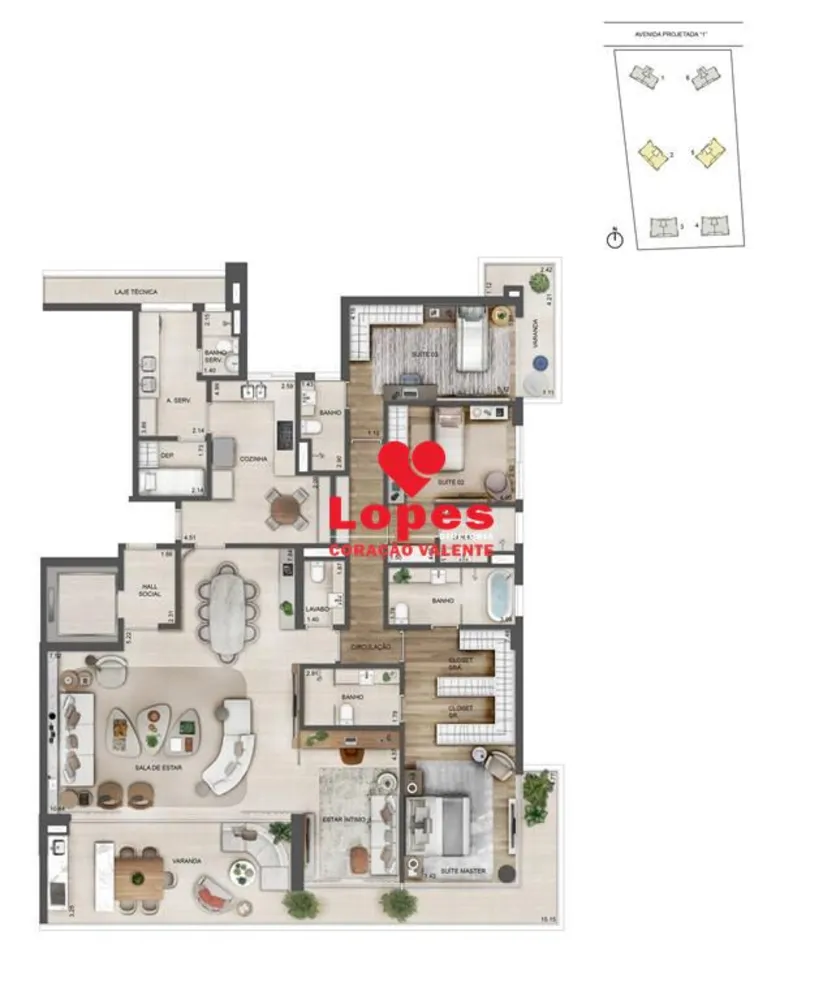 Apartamento, 4 quartos, 145 m² - Foto 19