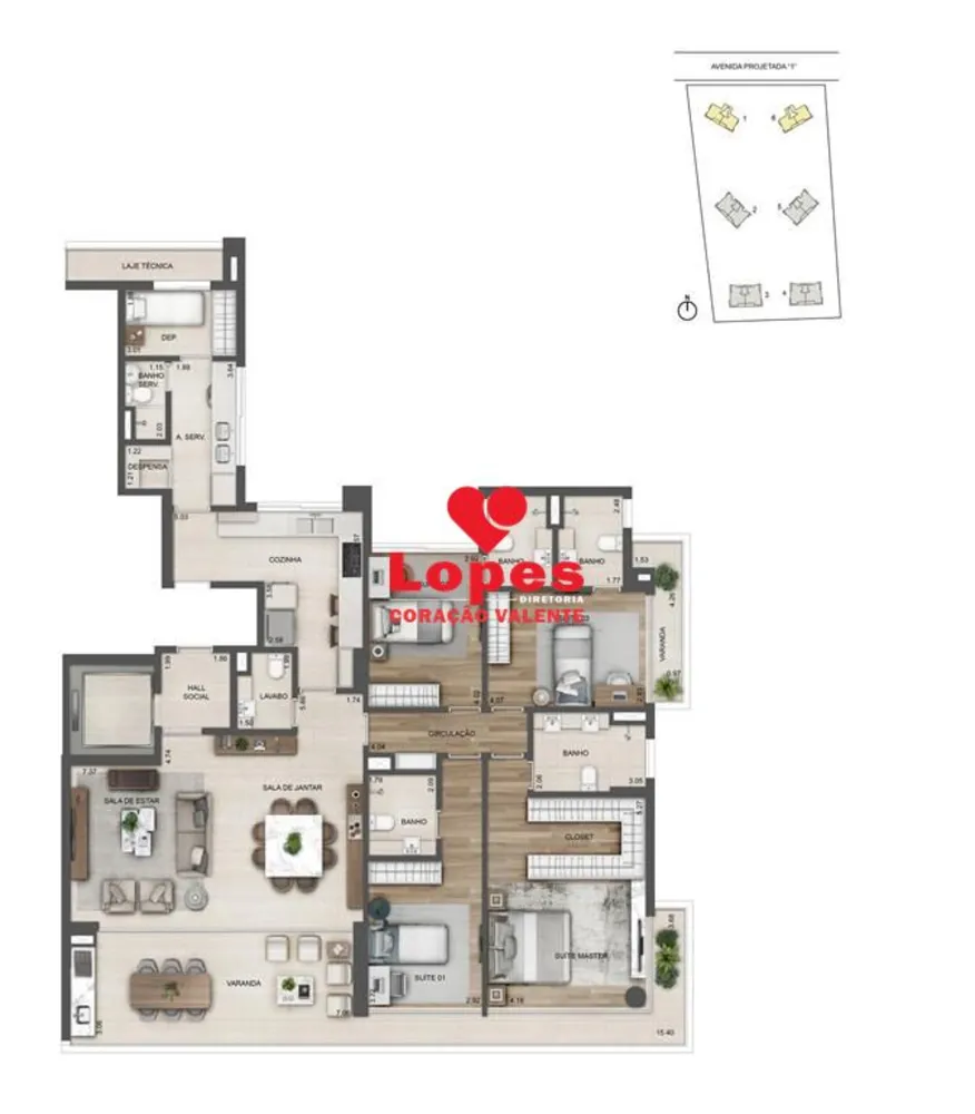 Apartamento, 4 quartos, 145 m² - Foto 18
