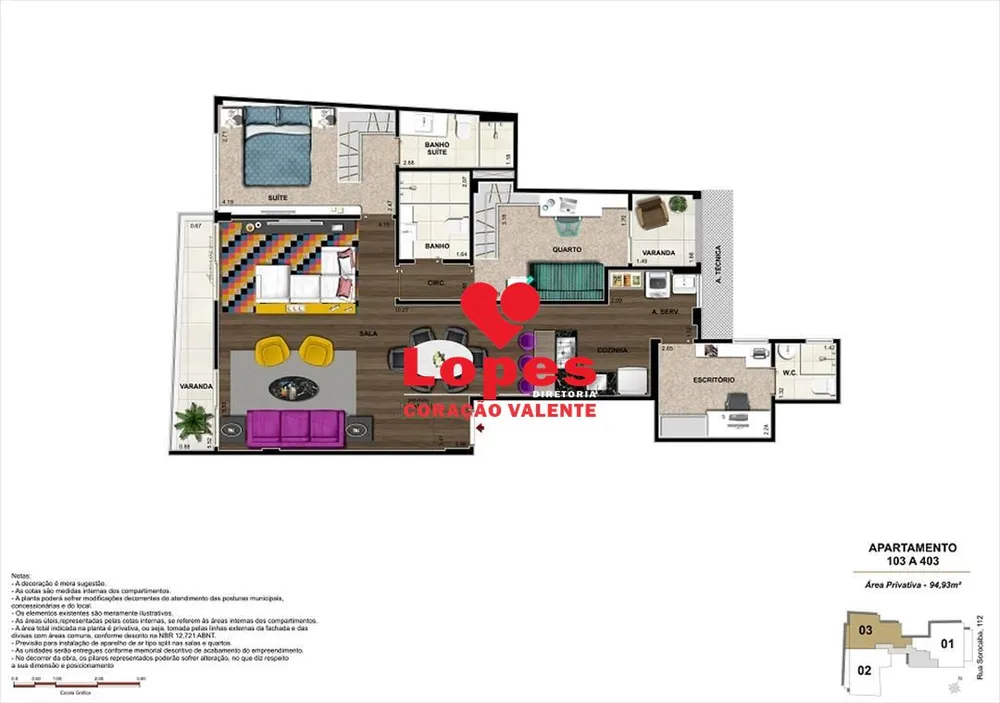 Apartamento, 3 quartos, 101 m² - Foto 19