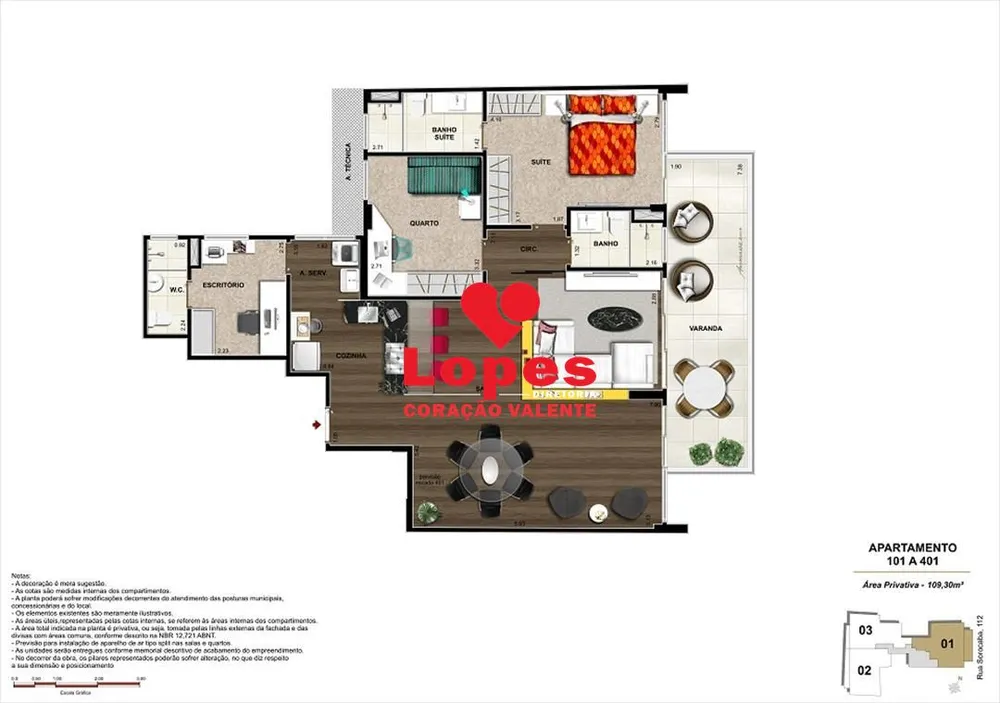 Apartamento, 3 quartos, 101 m² - Foto 21