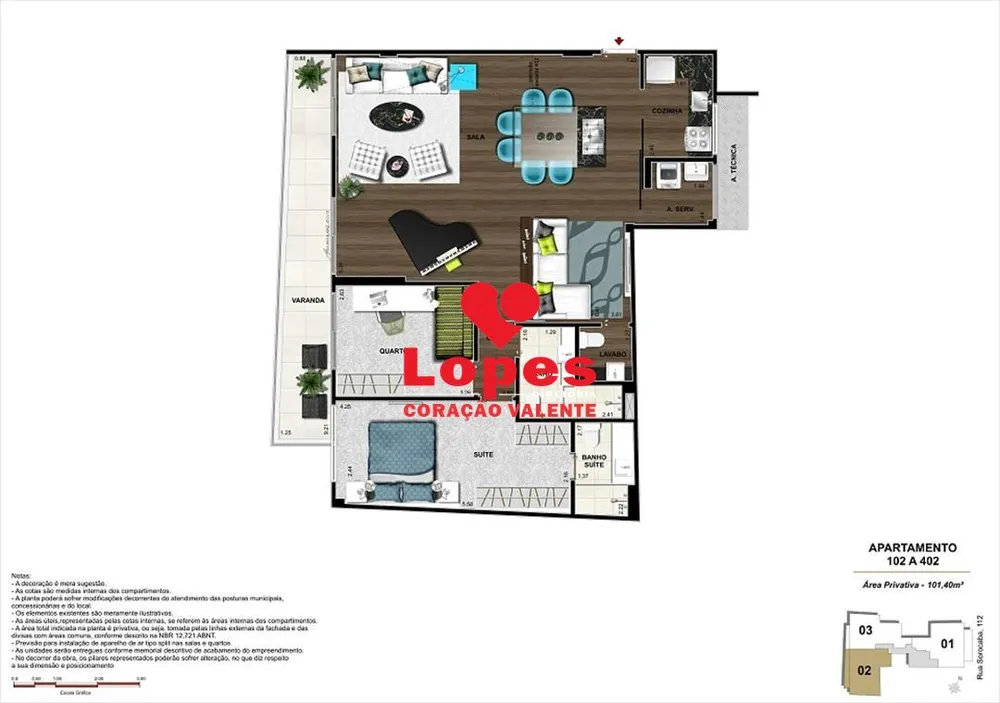 Apartamento, 3 quartos, 101 m² - Foto 20