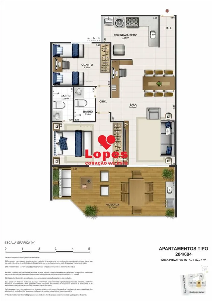 Apartamento, 2 quartos, 83 m² - Foto 22