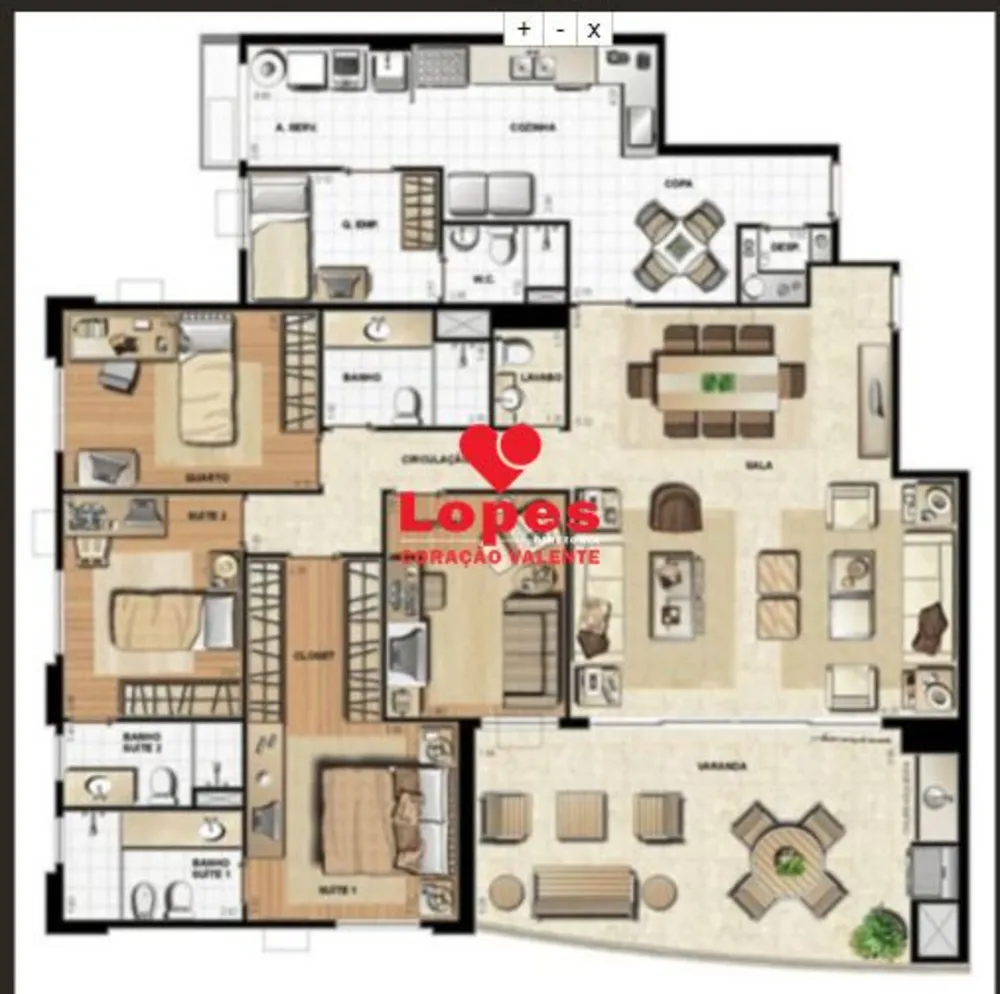 Apartamento, 4 quartos, 178 m² - Foto 3