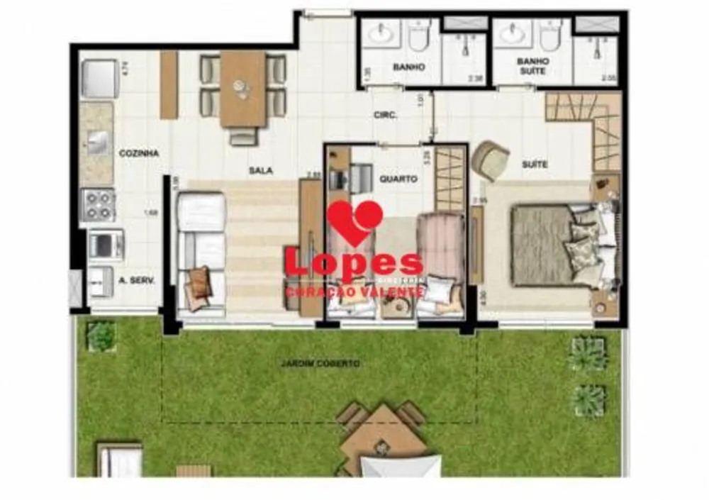 Apartamento, 2 quartos, 80 m² - Foto 4