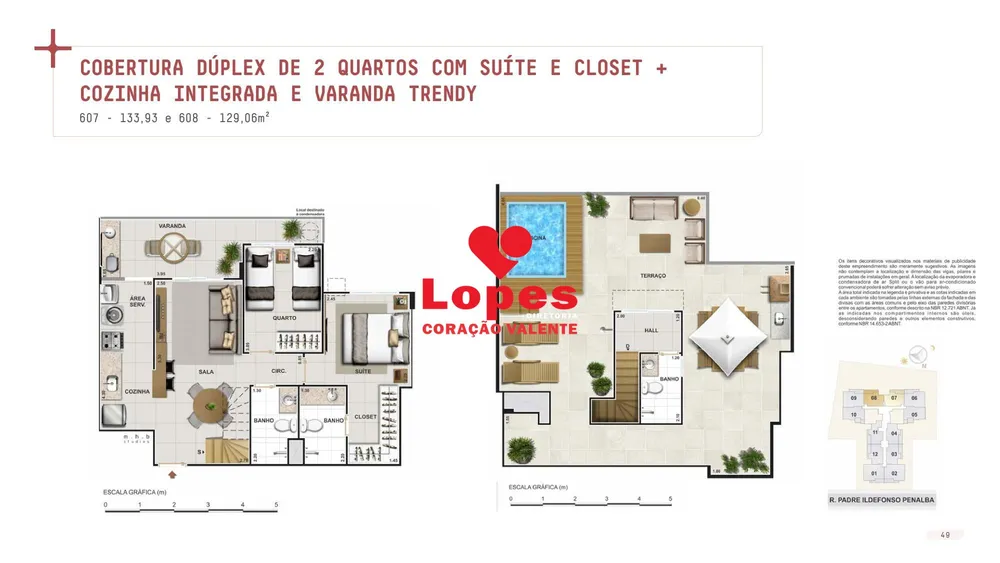 Cobertura, 3 quartos, 155 m² - Foto 22