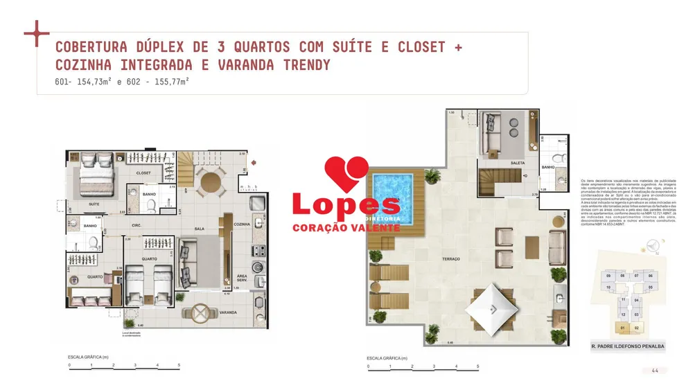 Cobertura, 3 quartos, 155 m² - Foto 24