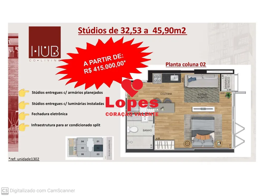 Prédio Inteiro, 33 m² - Foto 2