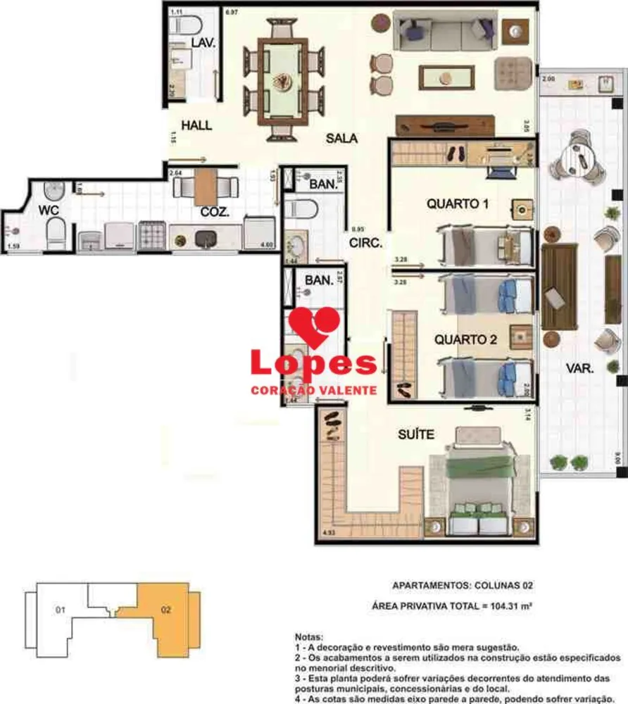 Apartamento, 3 quartos, 104 m² - Foto 25