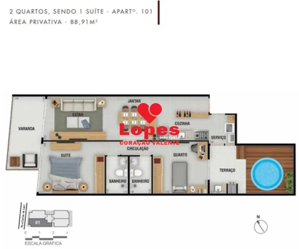 Apartamento, 2 quartos, 68 m² - Foto 25