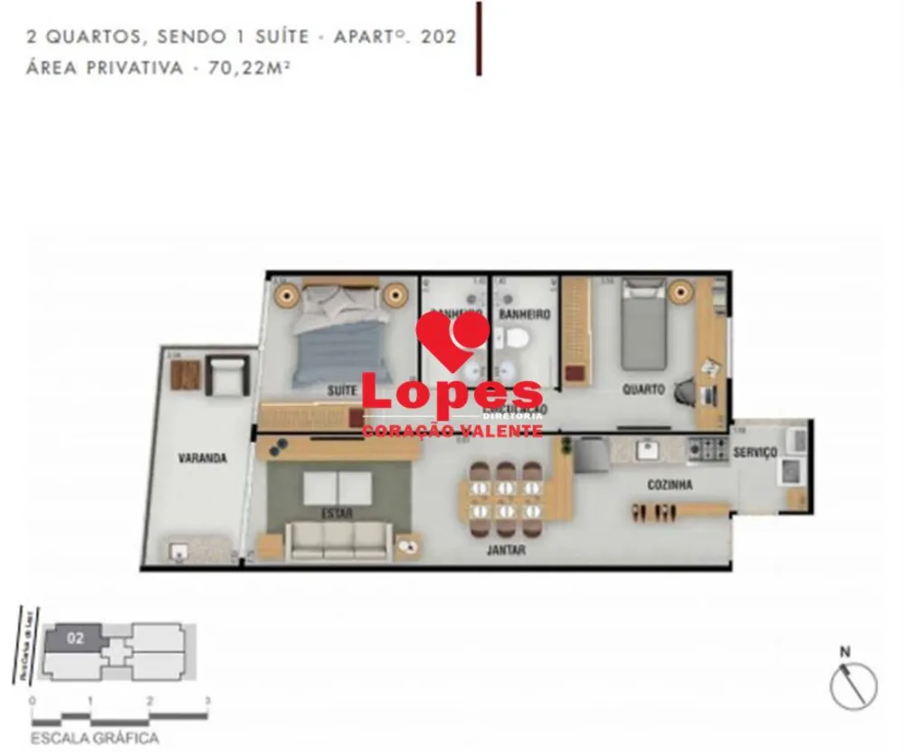 Apartamento, 2 quartos, 68 m² - Foto 9