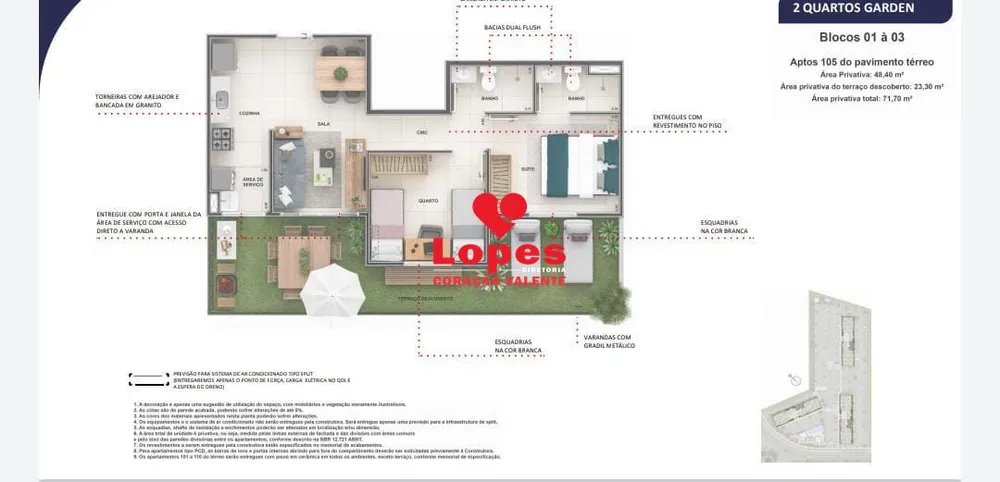 Apartamento, 2 quartos, 48 m² - Foto 24