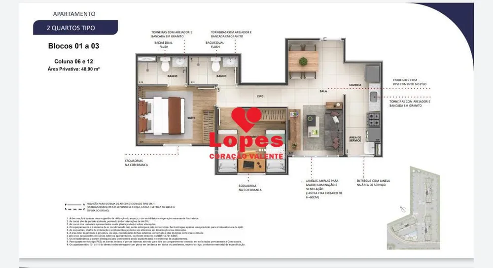 Apartamento, 2 quartos, 48 m² - Foto 27