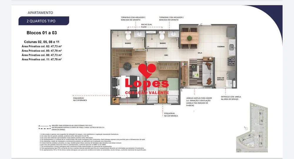 Apartamento, 2 quartos, 48 m² - Foto 29