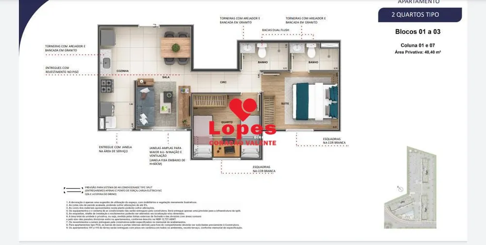 Apartamento, 2 quartos, 48 m² - Foto 30