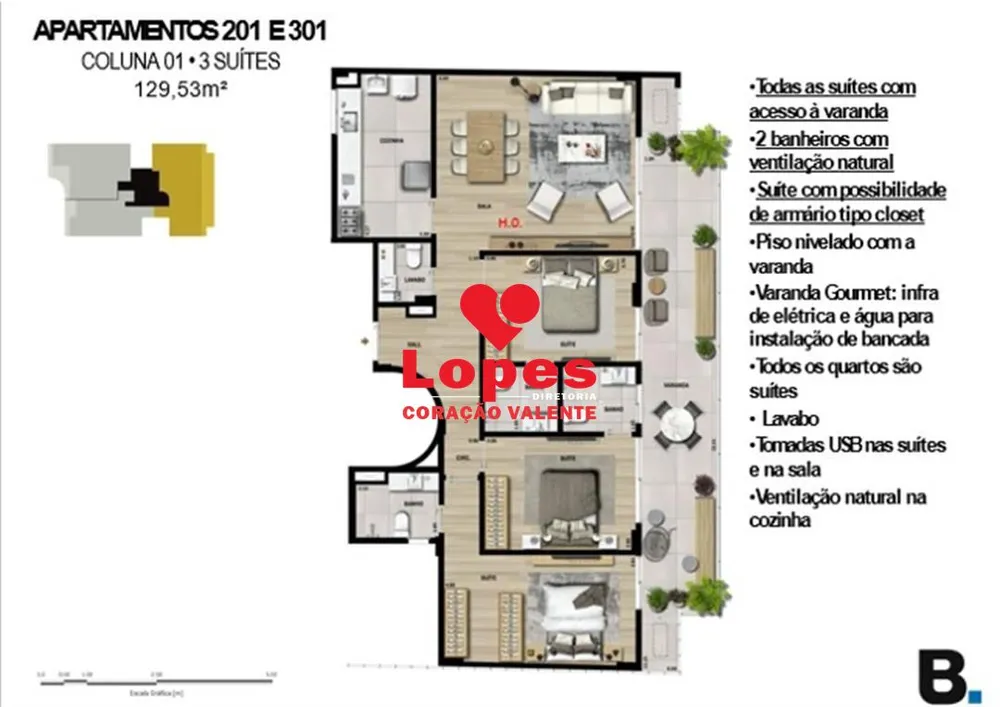 Cobertura, 3 quartos, 261 m² - Foto 18