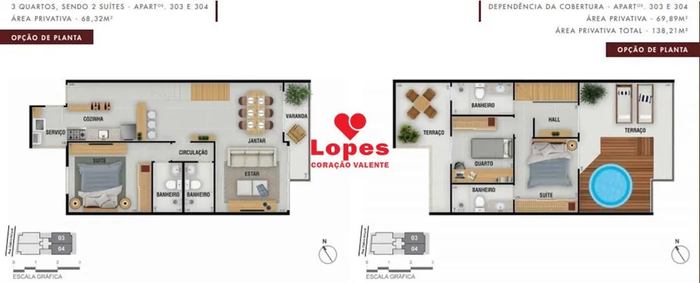 Cobertura, 3 quartos, 138 m² - Foto 11
