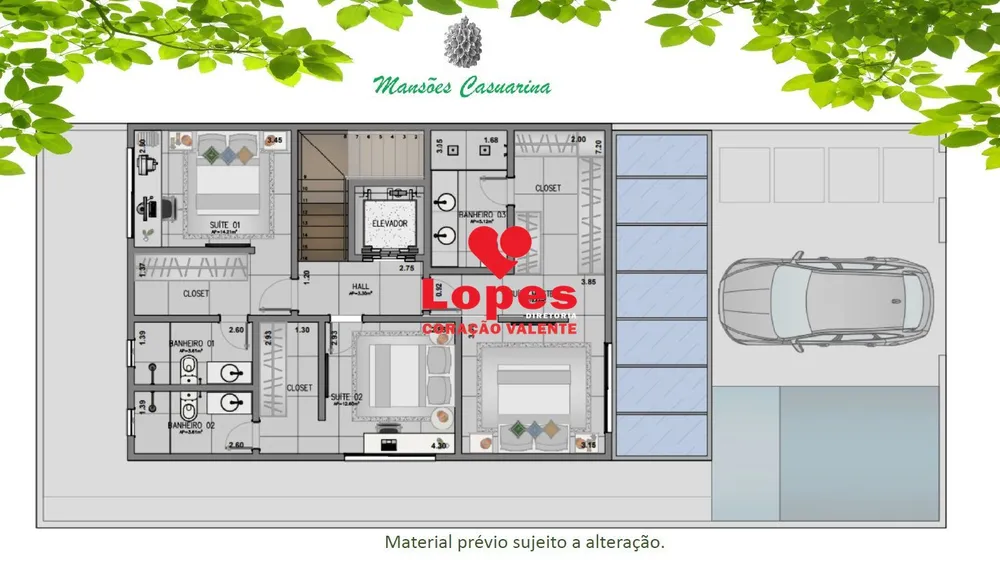 Casa de Condomínio, 4 quartos - Foto 6