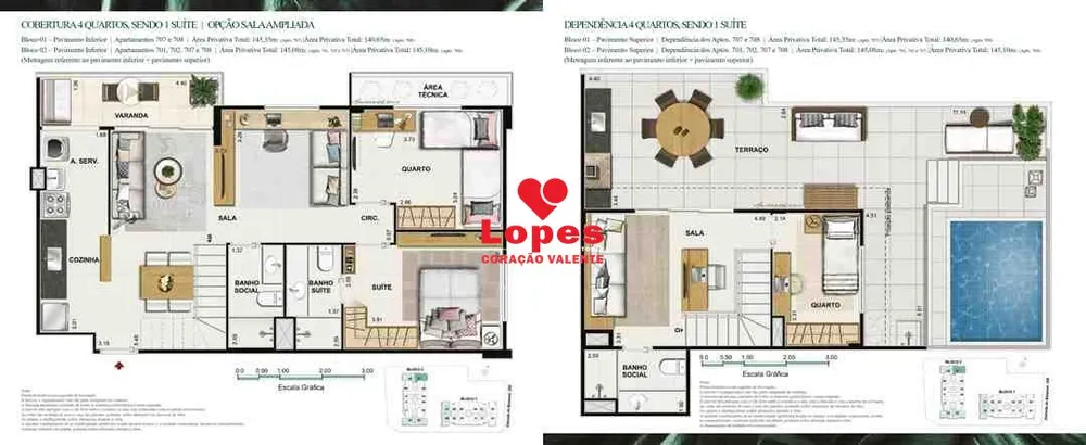 Cobertura, 3 quartos, 145 m² - Foto 23