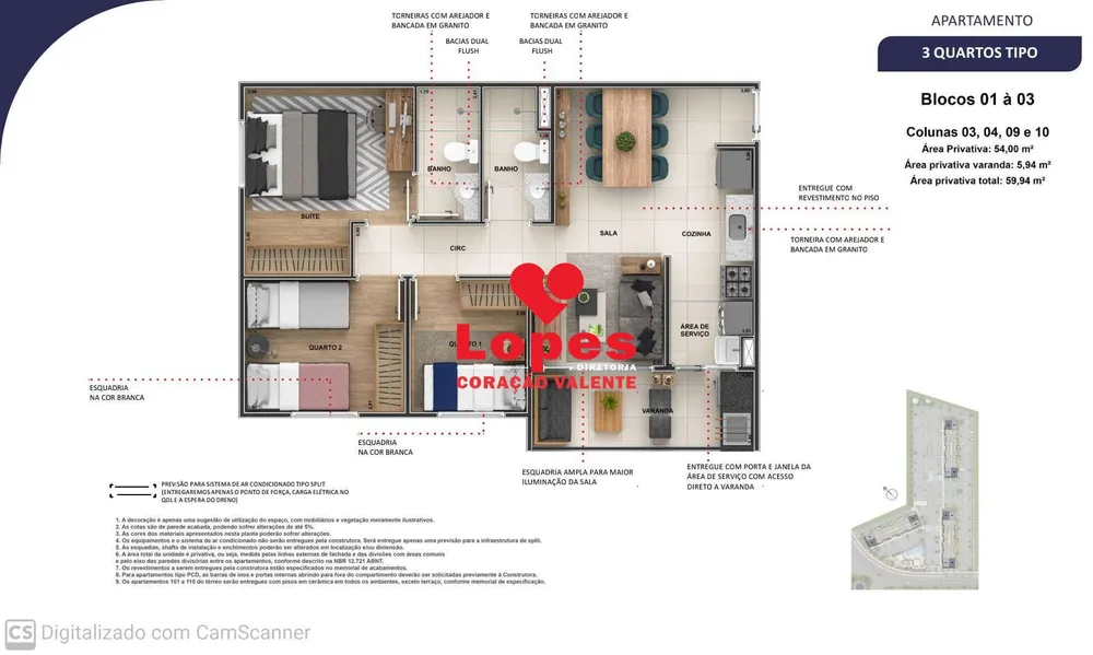 Apartamento, 2 quartos, 65 m² - Foto 7