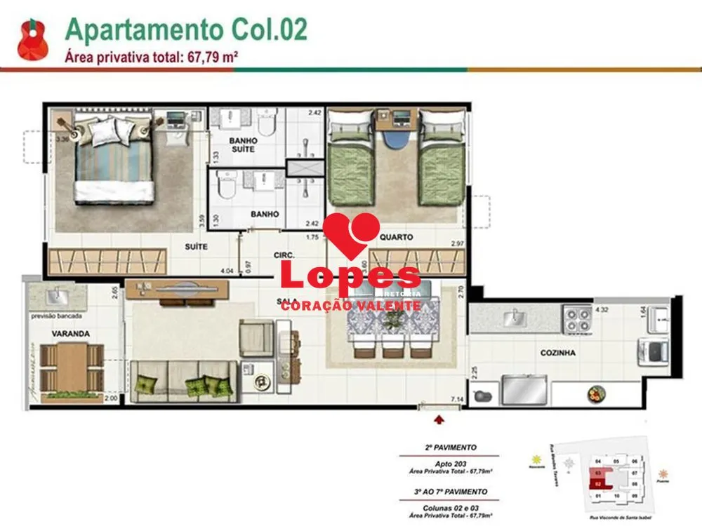 Apartamento, 2 quartos, 67 m² - Foto 10