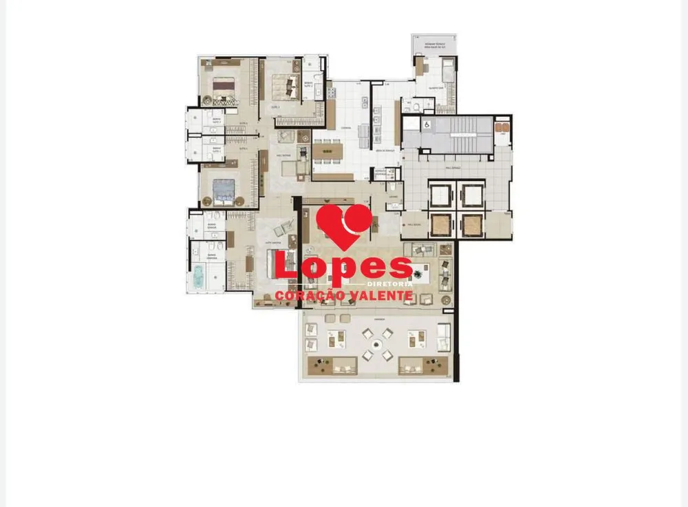 Apartamento, 4 quartos, 381 m² - Foto 19