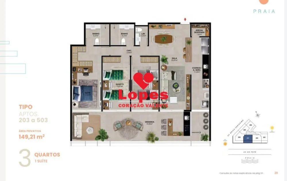 Apartamento, 3 quartos, 149 m² - Foto 6