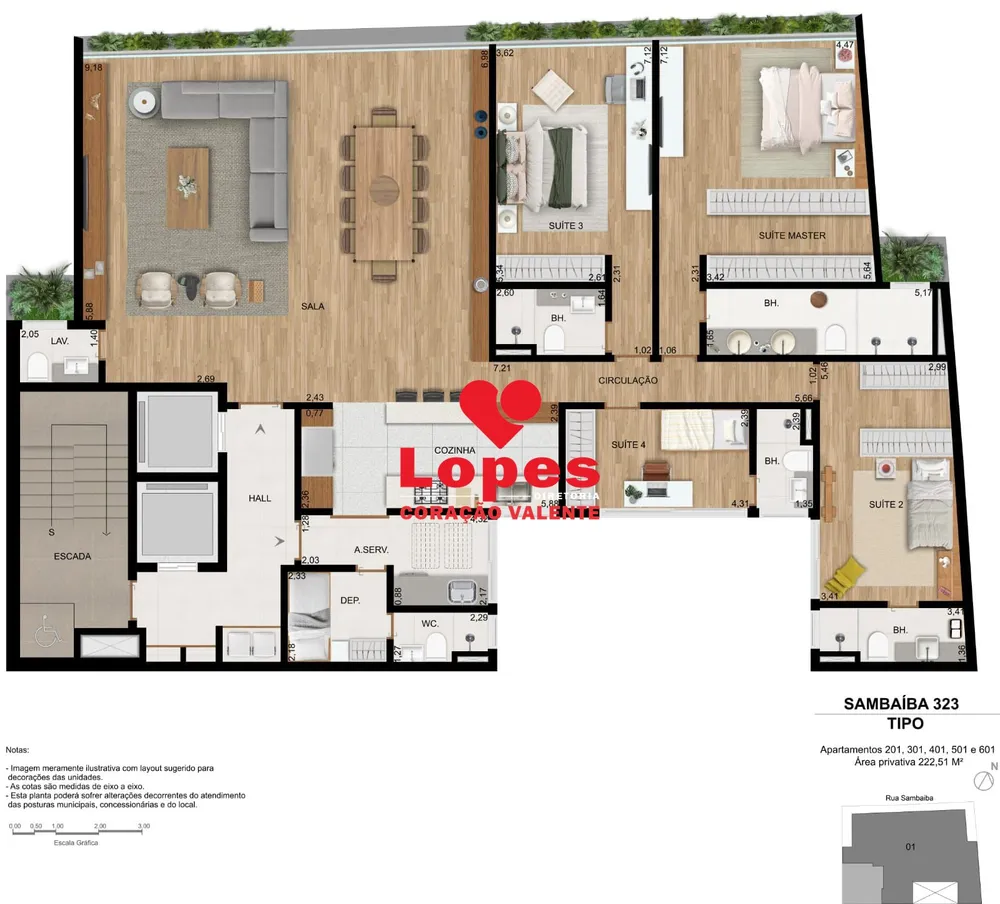 Apartamento, 3 quartos, 205 m² - Foto 18