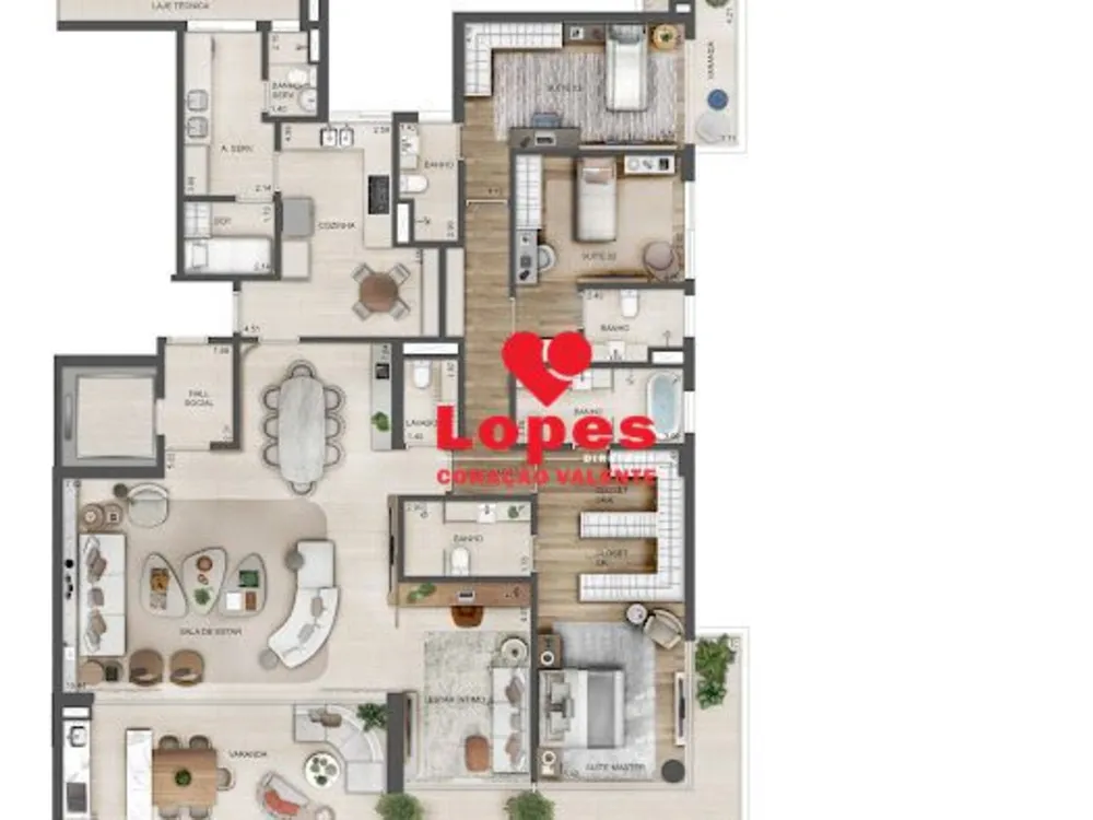 Cobertura, 4 quartos, 547 m² - Foto 43
