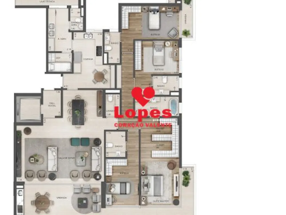 Cobertura, 4 quartos, 547 m² - Foto 42