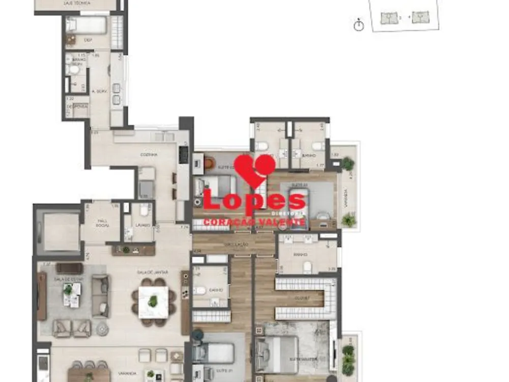 Cobertura, 4 quartos, 547 m² - Foto 39