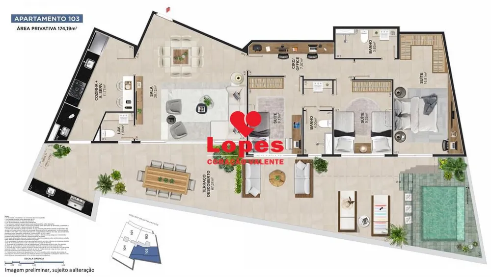 Cobertura, 3 quartos, 265 m² - Foto 17