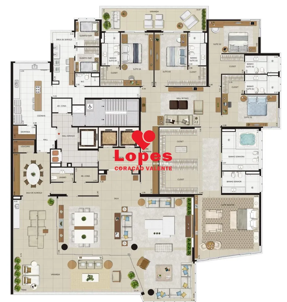 Apartamento, 5 quartos, 648 m² - Foto 15