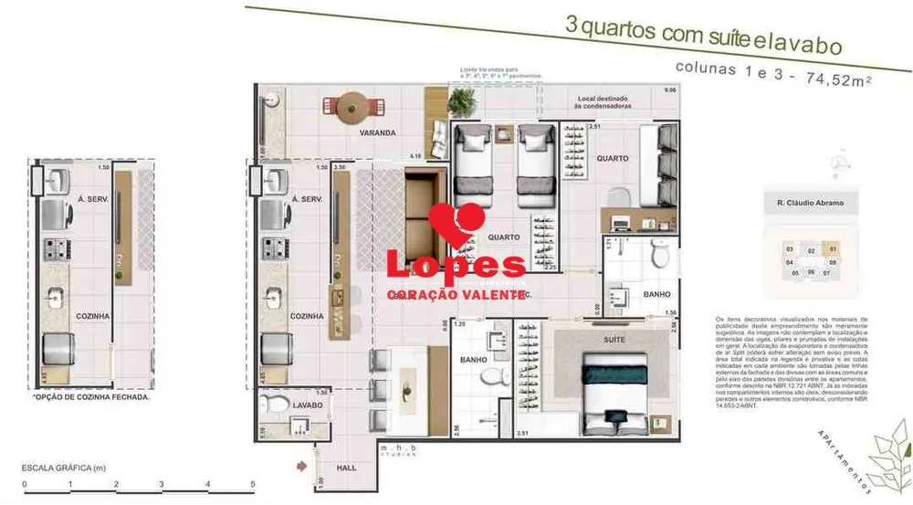 Apartamento, 2 quartos, 74 m² - Foto 16