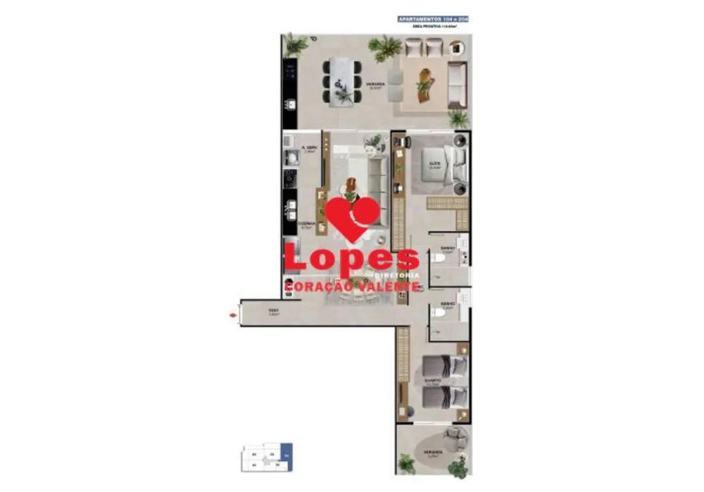 Apartamento, 3 quartos, 119 m² - Foto 15