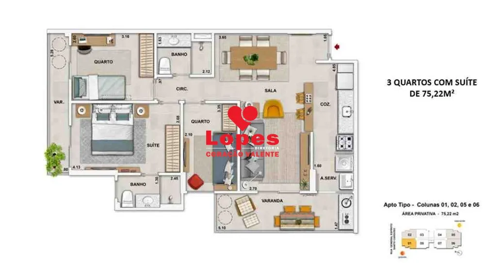 Cobertura, 3 quartos, 149 m² - Foto 23