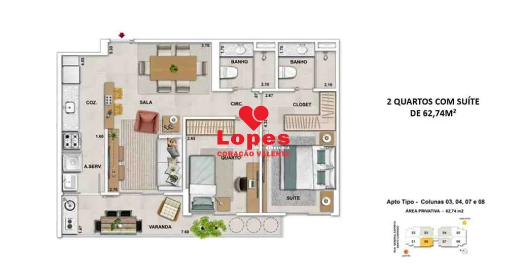 Cobertura, 3 quartos, 149 m² - Foto 24
