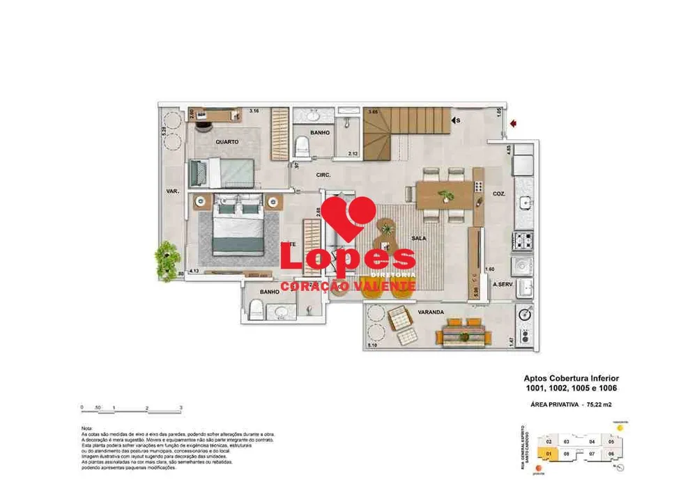Cobertura, 3 quartos, 149 m² - Foto 19