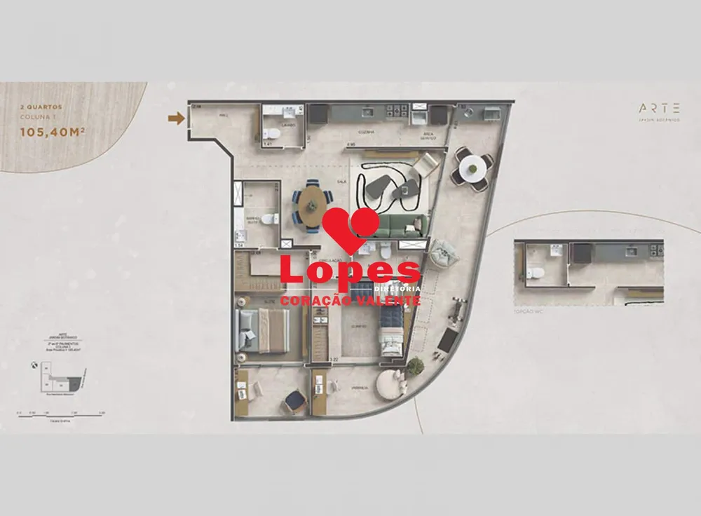 Apartamento, 2 quartos, 105 m² - Foto 26
