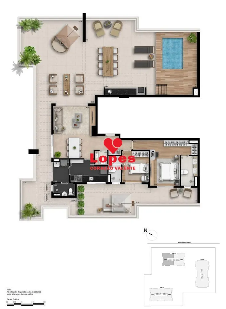 Cobertura, 2 quartos, 269 m² - Foto 48