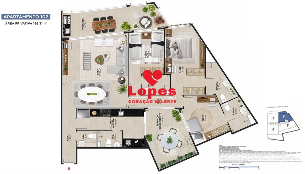 Cobertura, 3 quartos, 246 m² - Foto 18