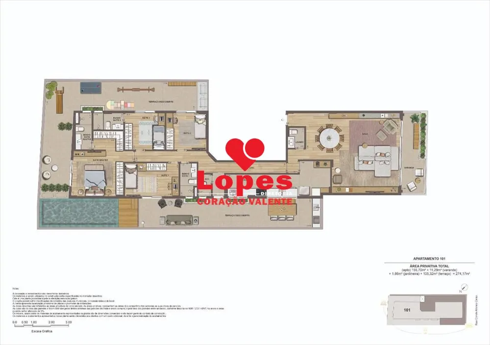 Cobertura, 4 quartos, 175 m² - Foto 17