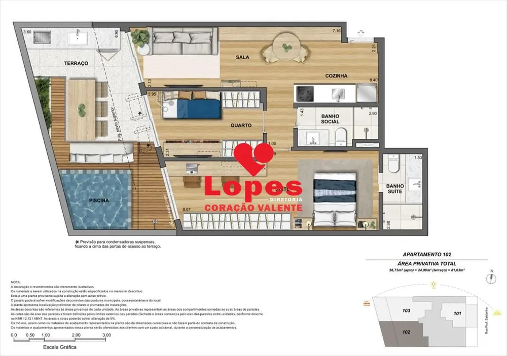 Cobertura, 3 quartos, 133 m² - Foto 21