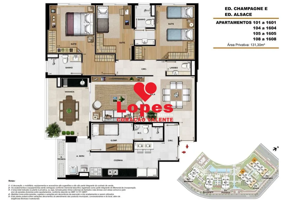 Apartamento, 3 quartos, 134 m² - Foto 16