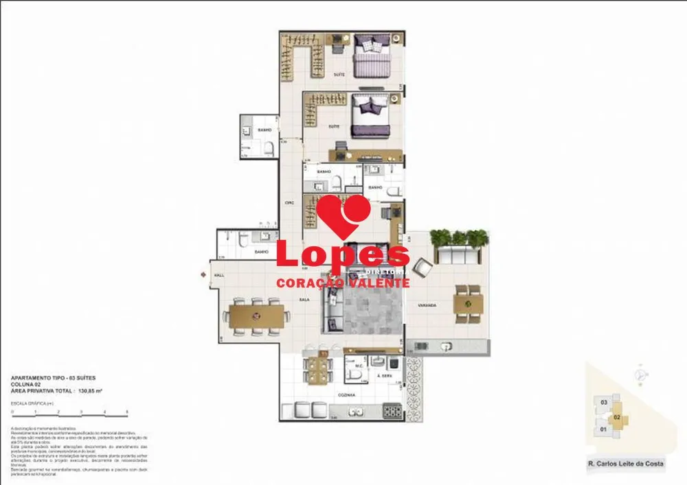 Apartamento, 3 quartos, 127 m² - Foto 8