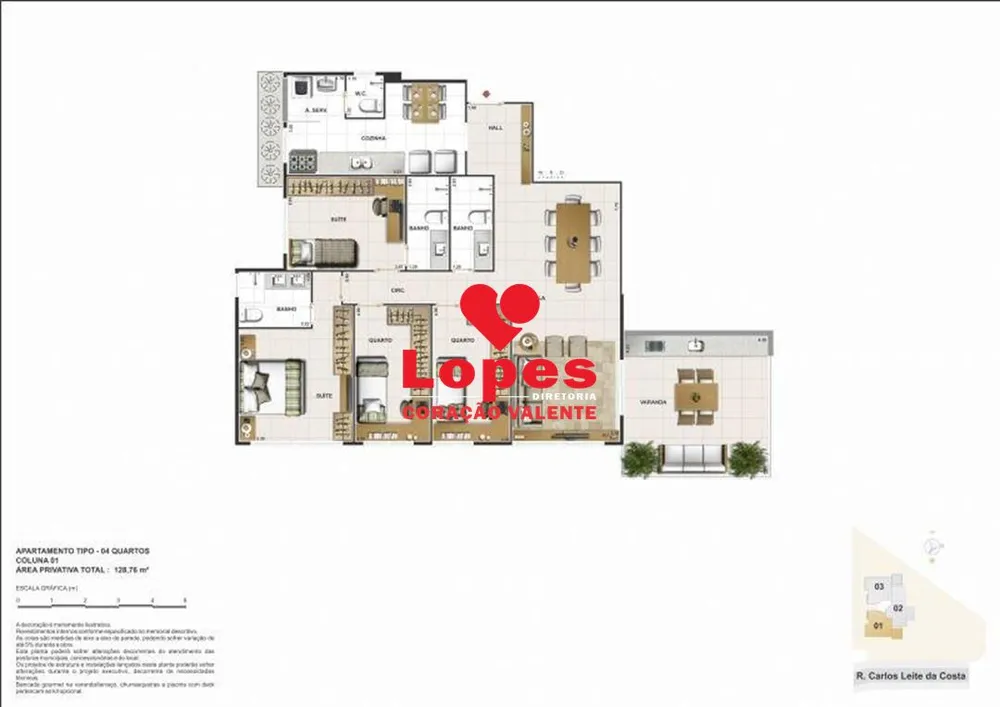 Apartamento, 3 quartos, 127 m² - Foto 9