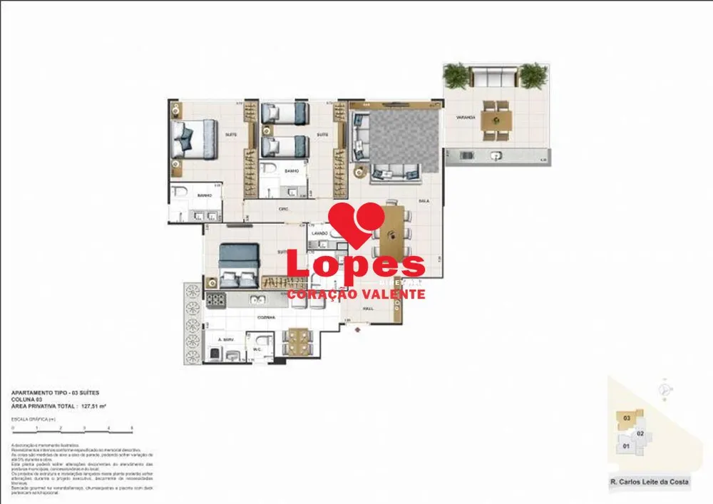 Apartamento, 3 quartos, 127 m² - Foto 6