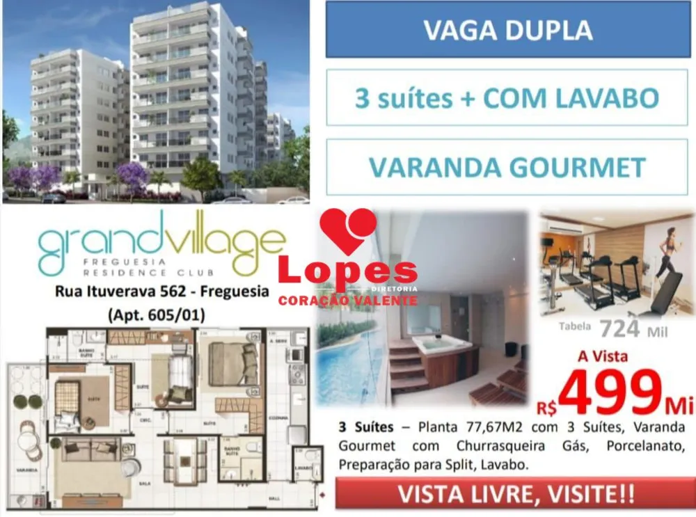 Apartamento, 3 quartos, 77 m² - Foto 1
