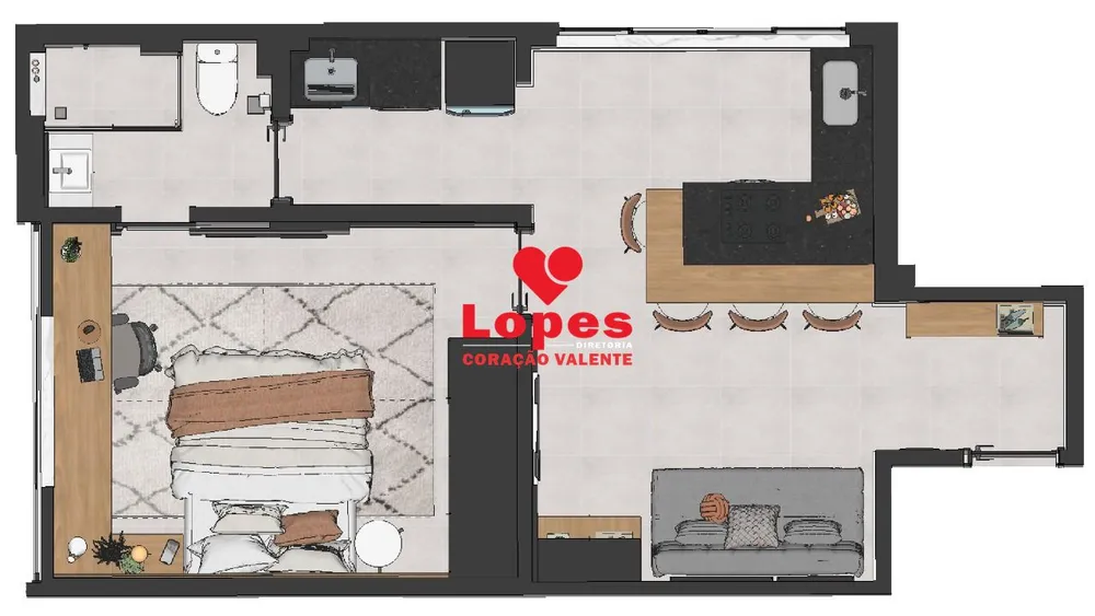 Apartamento, 1 quarto, 35 m² - Foto 18