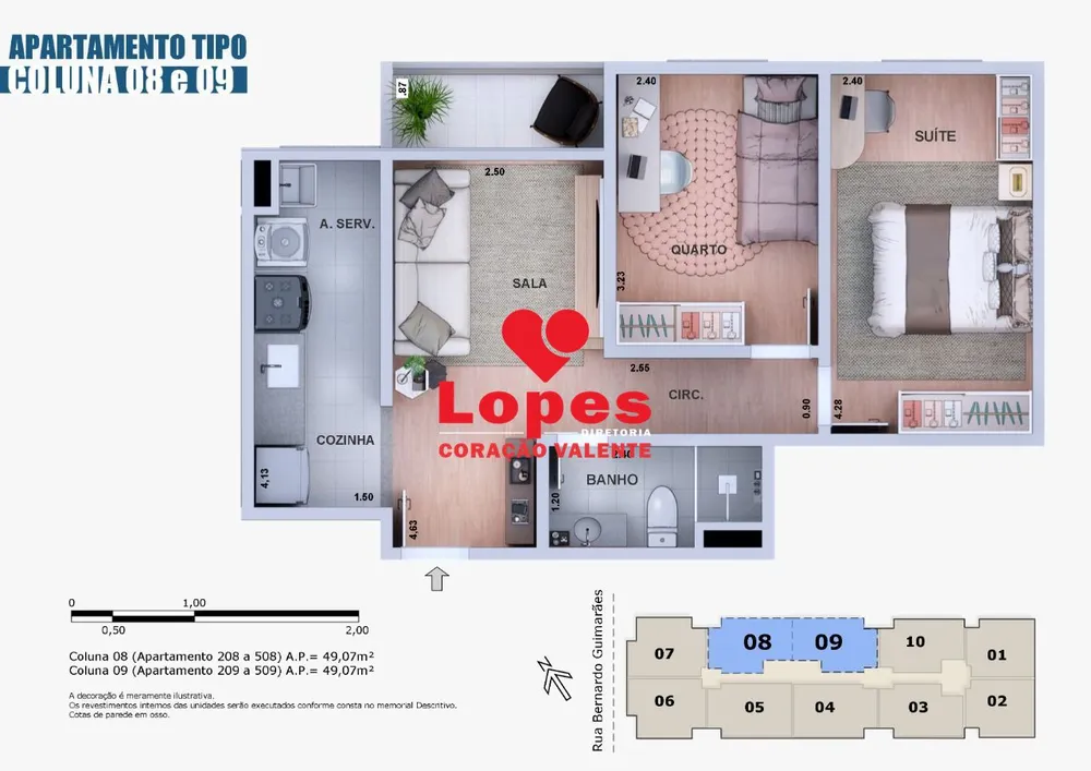 Apartamento, 2 quartos, 48 m² - Foto 19