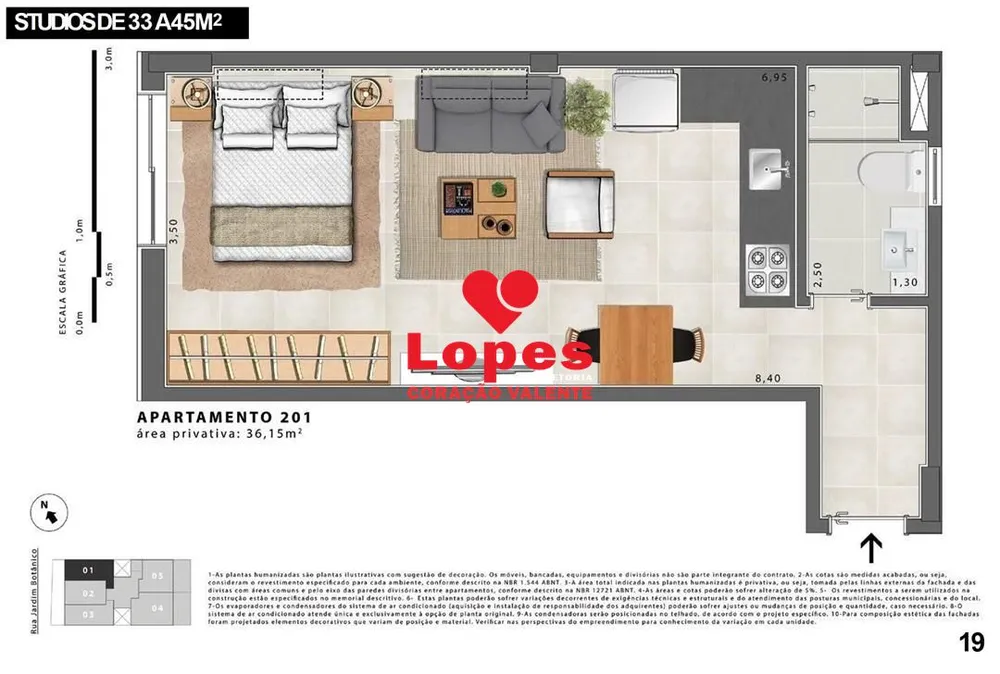 Apartamento, 1 quarto, 33 m² - Foto 19